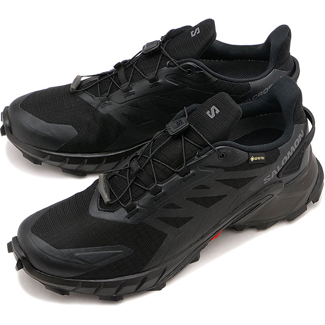 スニーカー スーパークロス4 ゴアテックス [L41731600] メンズ 靴 トレランシューズ 透湿防水 BLACK/BLACK/BLACK 正規取扱店