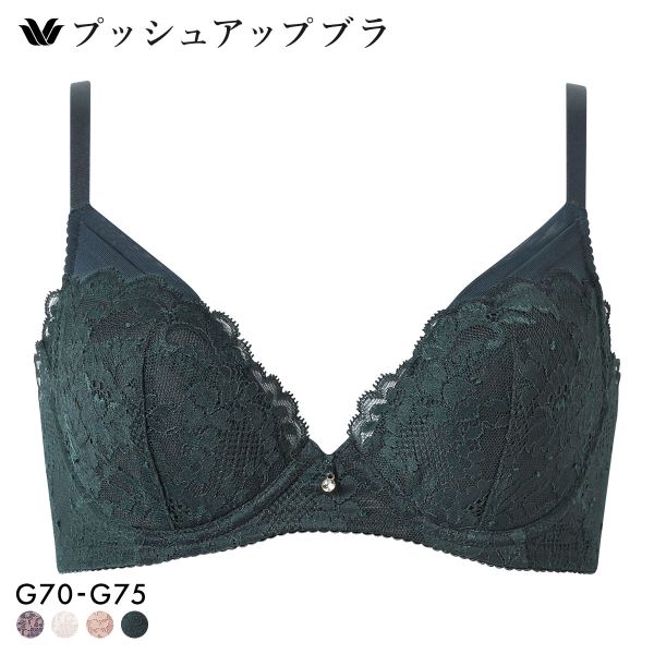 ワコール プッシュアップブラ プランジングタイプ プレミアム 13series BXD713 13G