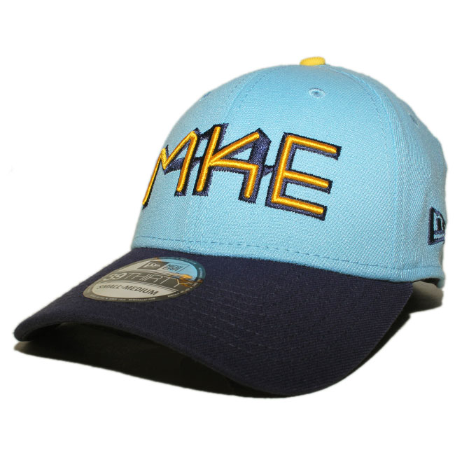 ベースボールキャップ 帽子 39thirty メンズ レディース MLB ミルウォーキー ブルワーズ S/M M/L L/XL