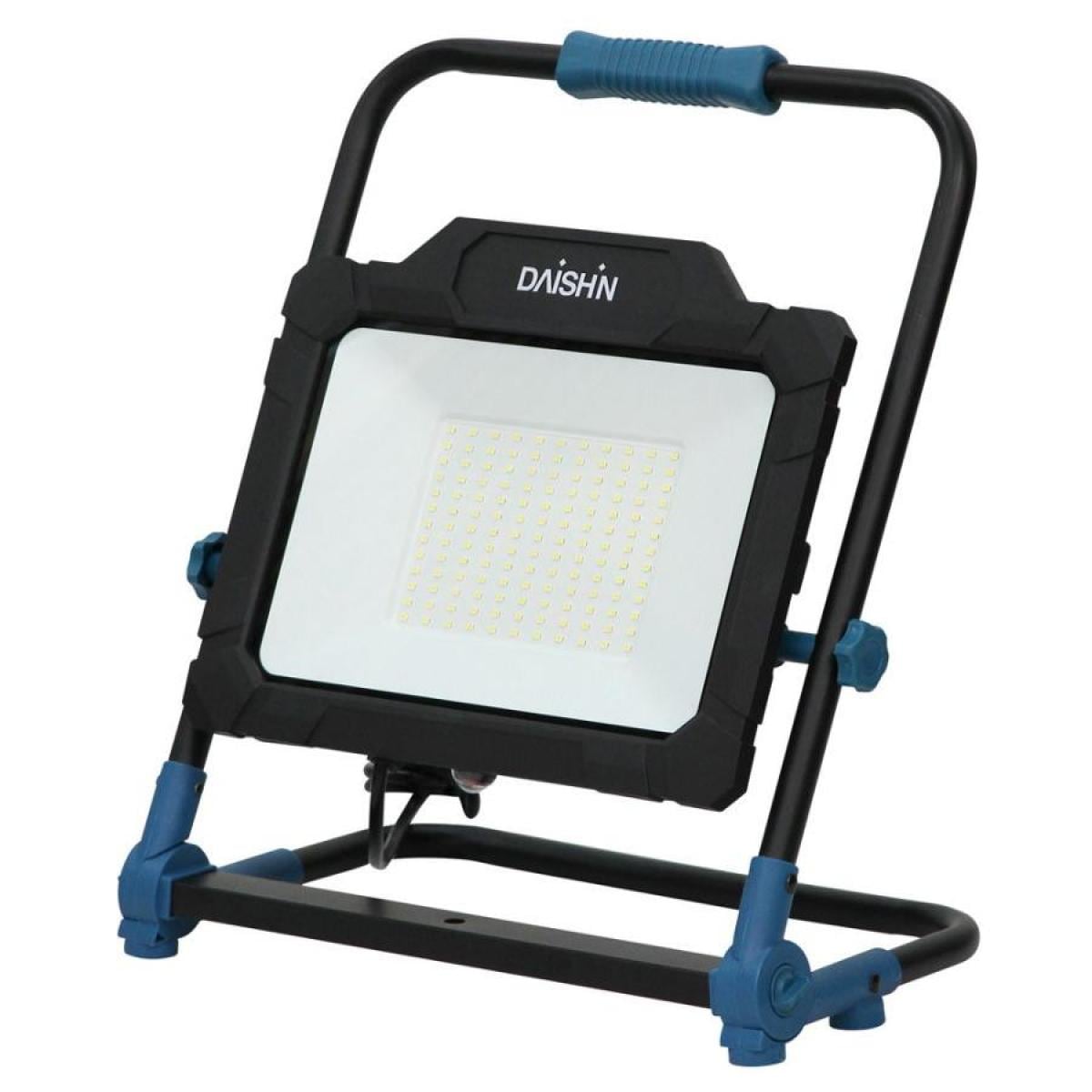 DAISHIN 大進 コンセント式LED薄型投光器 50W 5000ルーメン DFL-A100 LED投光器 コンパクト ACコンセント式 作業灯 工具