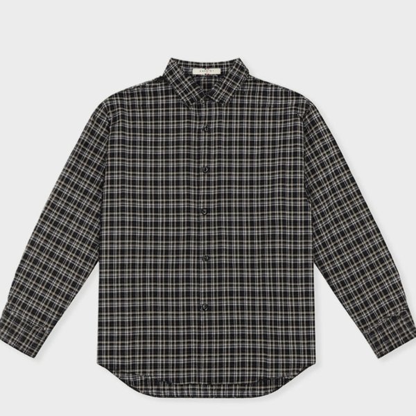男性チェック柄オーバーシャツ10540-020-827-25AA-SH