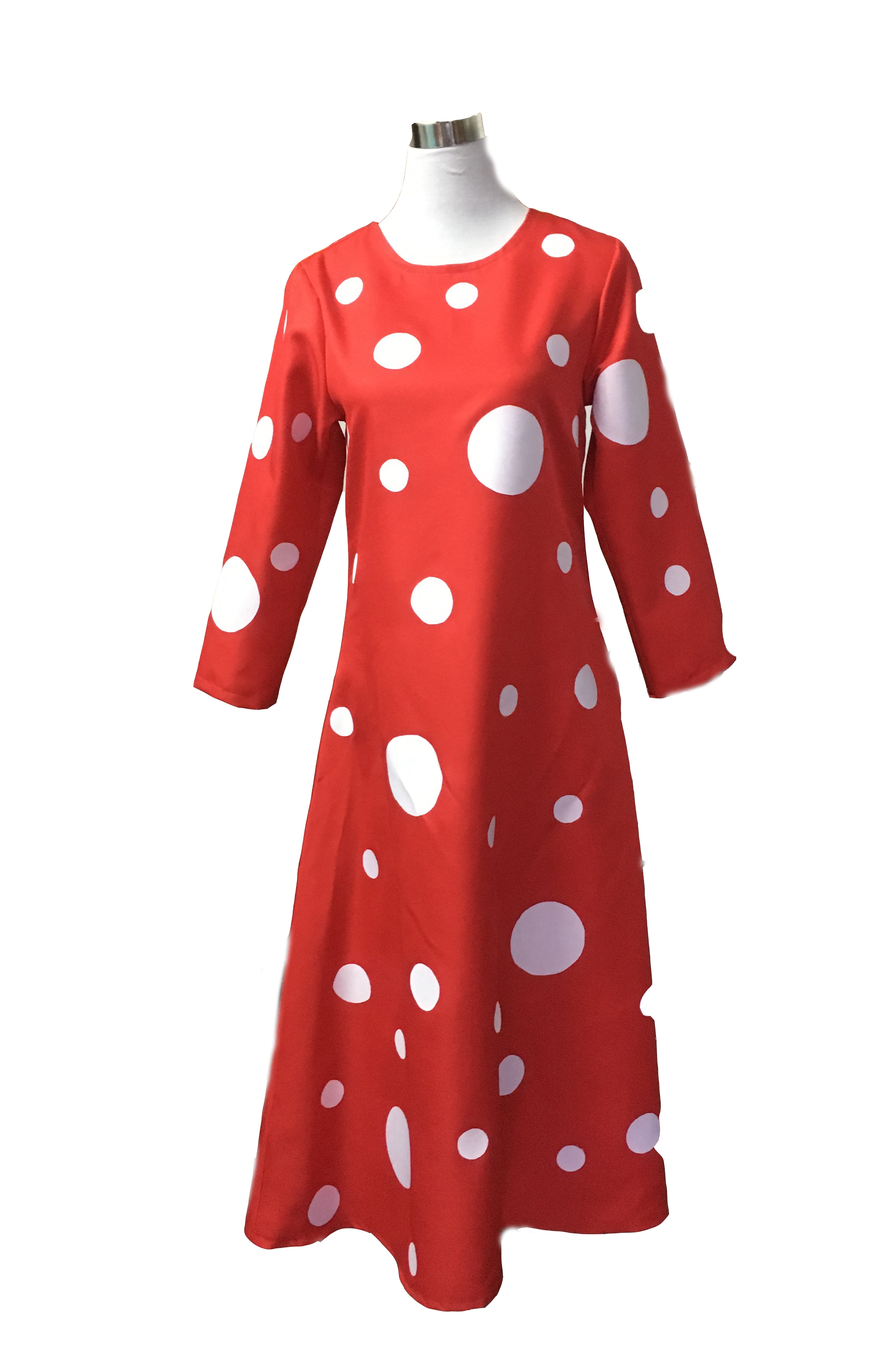 草間彌生の水玉衣装 永遠の永遠の永遠 コスチューム 変身 仮装 コスプレ衣装 COS1203