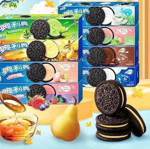 メガ割多い味組合97g*6盒セットオレオチョコレートクッキー桃ぶどう抹茶ラズベリー味のお菓子デザート梨モクセイ新味