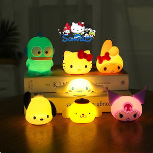 ナイトライト ベッドサイドランプ サンリオ 夜間ライト プレゼント 枕元 USB 充電 安全ABS+シリコン製