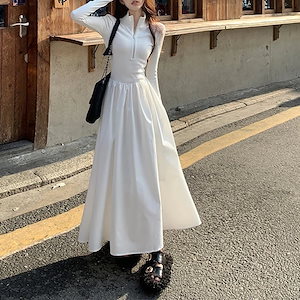 夏 ワンピース ロングワンピース 長袖 カジュアル パーティー きれいめ セクシー 大人 レディースファッション 秋