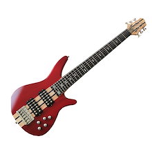 初利用者向｜マットレッド6弦エレクトリックベースギター,ネックライン,ピックアップHG-537-1