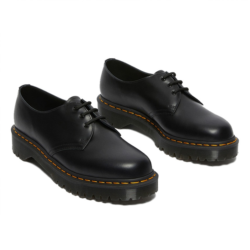 1461 BEX 3HOLE SHOES BLACK SMOOTH ユニセックス 3ホール レザー