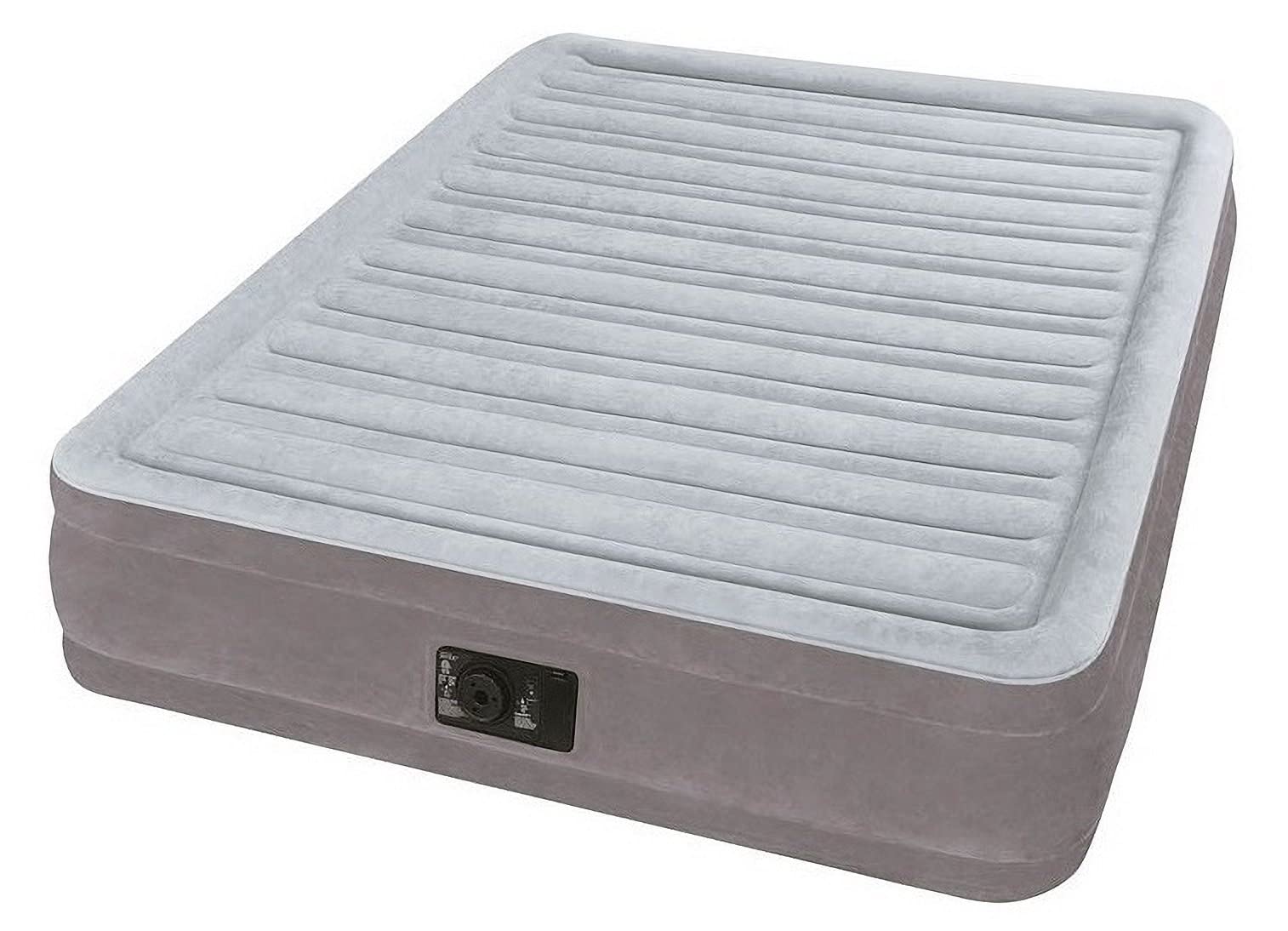 INTEX(インテックス) エアーベッド フルコンフォート ダブルサイズ 電動式 191×137×33cm グレー 67767 [日本正規品]