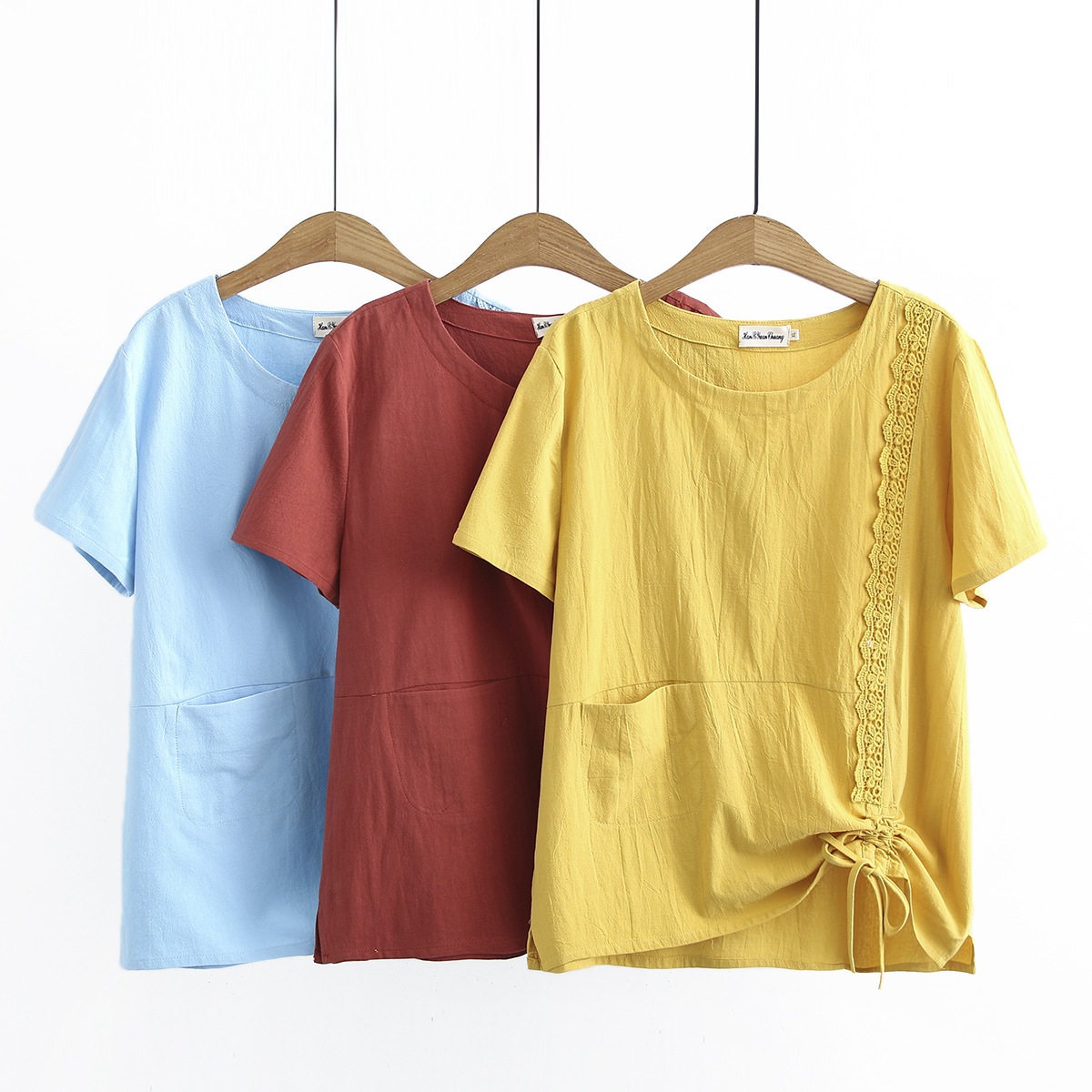 Tシャツ 韓国 半袖 レディーストップス 大きいサイズ 3l 4xl 5l ブラウス カジュアル 6,980円