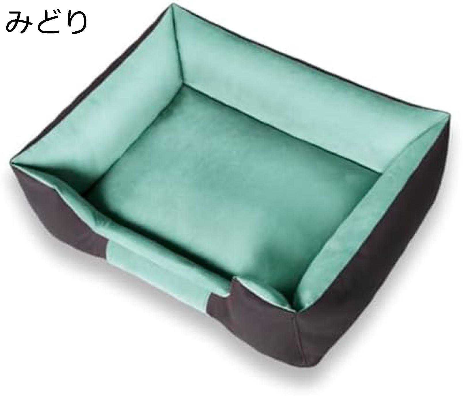 大型犬用ベッド クッション 猫ベッド 洗える ペットソファーベッド 四角型 夏 犬寝床 大きい 保温 防寒 冬/夏 柴犬 中型犬 通年使用 耐噛み素材 防止 老犬介護 床ずれ 滑り止め ペットベッド
