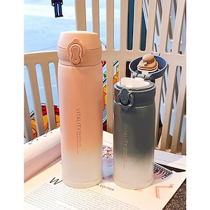 人気新品 クリエイティブ350ml 500mlステンレス鋼魔法瓶コーヒーティーサーモスマグトラベル