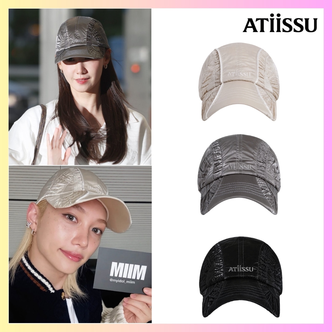 [SNSD ユナ/ STRAYKIDSフィリックス着用] TREA CAP - 3 COLORS + FREE OMAKE キャップ 帽子 キャップ 韓国 ボールキャップ ボールキャップ