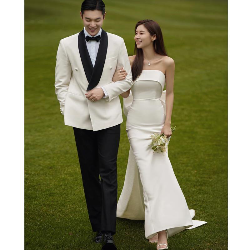 ウェディングドレス 白結婚式 ワンピース夏 ウェディングドレス パーティードレス 演奏会 発表会 結婚式 ドレス ウェディングドレス パーティードレス 花嫁ドレス ベアトップ ロングドレス 二次会31