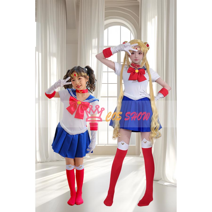 赤字販売!美少女戦士セーラームーン風コスプレ衣装 月野うさぎ cosplay 子供用 大人用 仮装 イベント ハロウィン 学園祭 パーティー アニメ 文化祭 撮影用 プレゼント