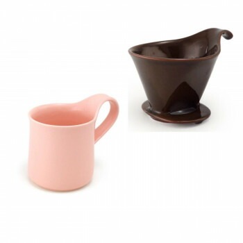 ZERO JAPAN（ゼロジャパン） ドリッパー＆カフェマグセット ドリッパートレイ付 DMZ-16 CBR/PI