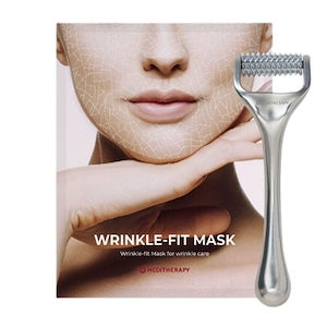 【セット】リンクルフィットフェイスパック7枚 + ニードルローラーセット