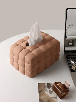 50P 高顔クリームドローイングボックスアイデアセラミックティッシュボックス収納リビングペーパードローイングボックス