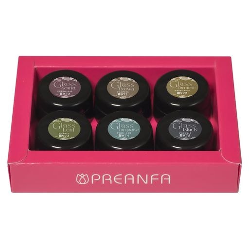 PRE GEL カラーEX ステンドグラスシリーズ6色セット