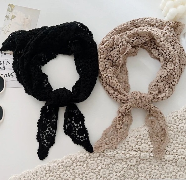 ヘアバンド 新作 刺繍 スカーフ レディース ベルト ヘアスカーフ