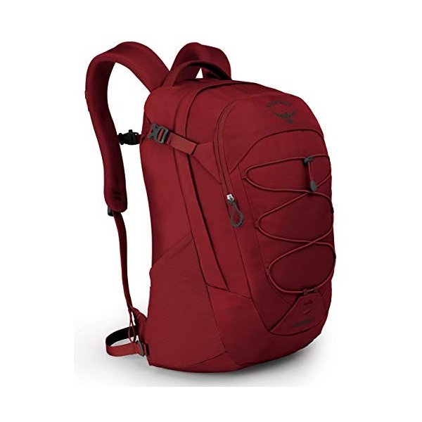 Osprey Packs Quasar Men s Laptop Backpack， Rivet Red ， One Size 並行輸入品