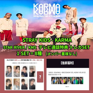 スキズ 韓国 KARMA ポップアップ QR トレカ コンプセット Stray