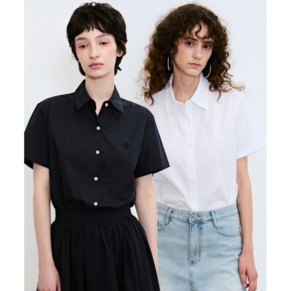 ニック&ニコール [2パック] スタンダードカラーハーフシャツ_6 色