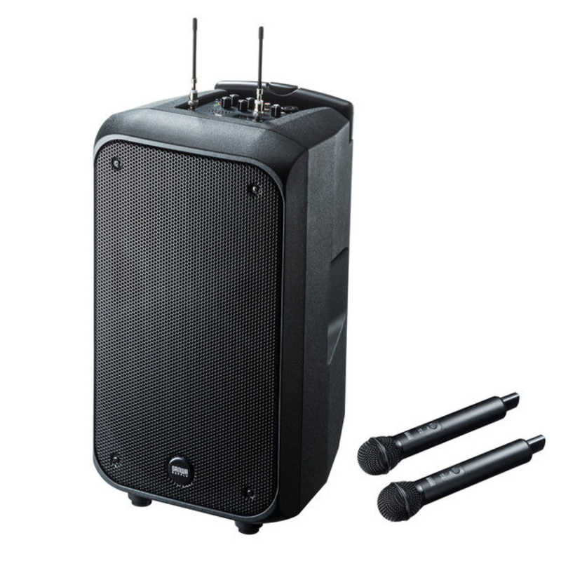 サンワサプライ　ワイヤレスマイク付き拡声器スピーカー　MM-SPAMP8