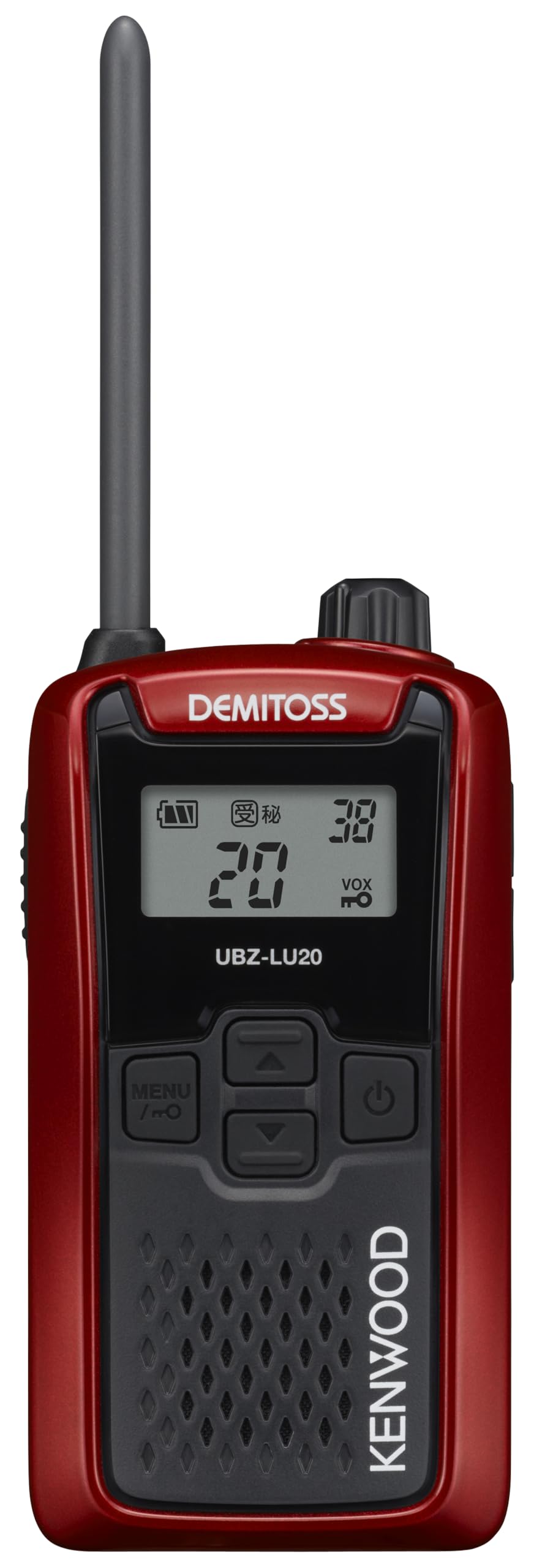 ケンウッド UBZ-LU20RD 特定小電力トランシーバー DEMITOSS(デミトス) レッド（UBZ-LS20RD後継機種）