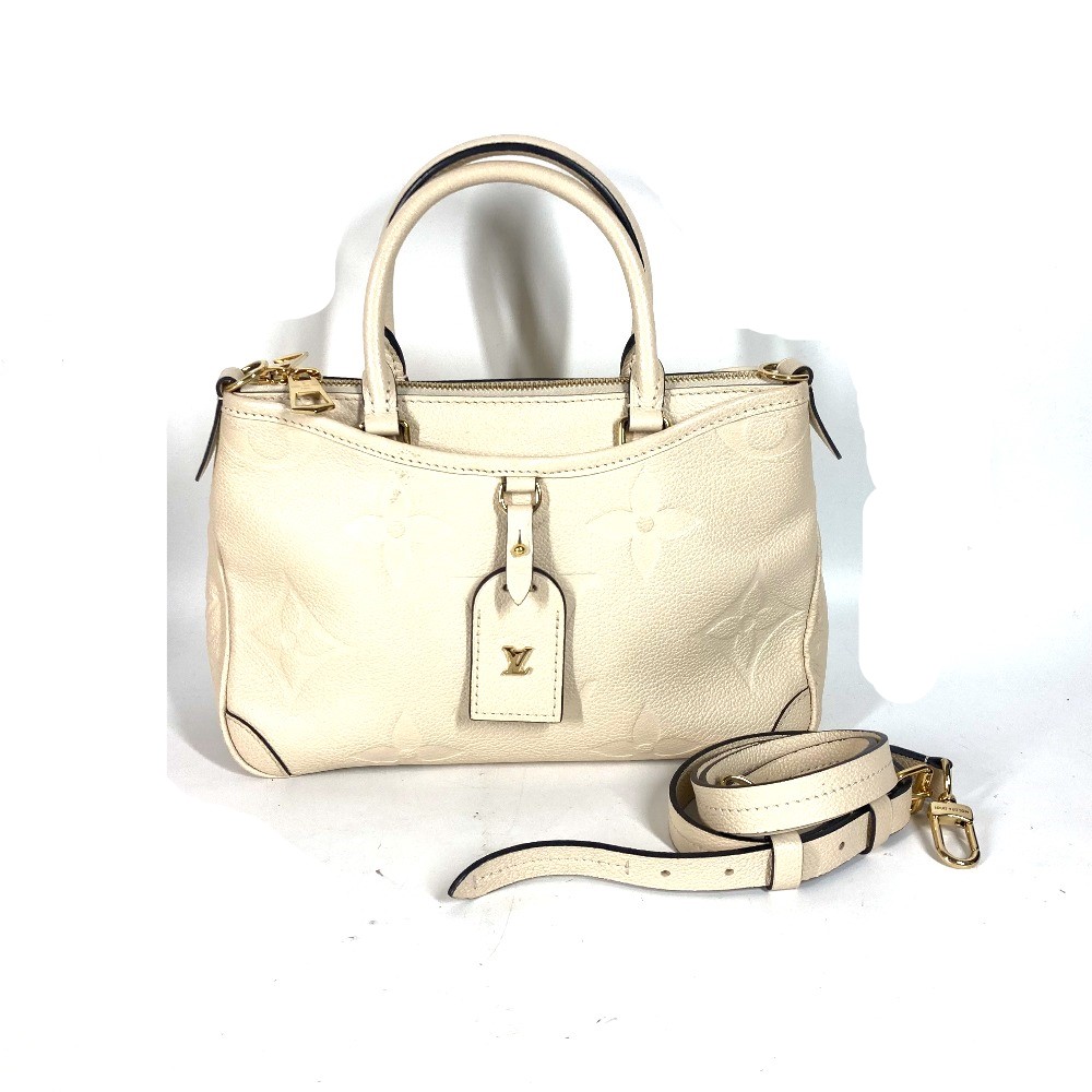 ショルダーバッグ M46503 トリアノン PM モノグラムアンプラント 2WAYバッグ 斜め掛け ハンドバッグ トートバッグ モノグラムアンプラントレザー クレーム ホワイト