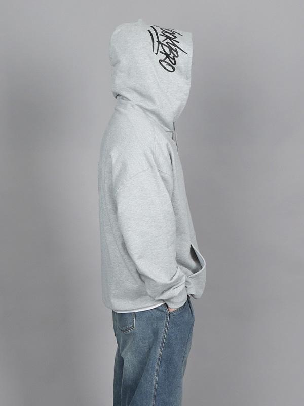 자체 제작 M~3XL WWB ストリート サイン ロゴ フード