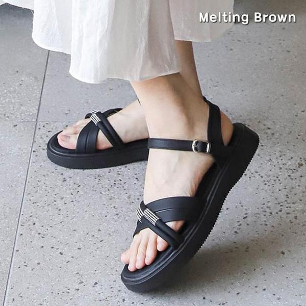 女性用夏サンダル レディース ストラップ サンダル SS49