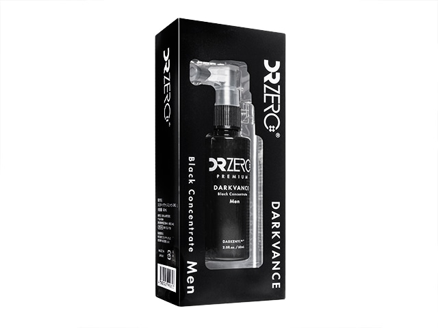 【ダークヴァンス ブラックコンセントレート 男性用 60ml】　年齢と共に気になり始める髪色をケアする頭皮と髪用のエッセンスです