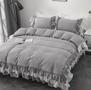 シングル セミ 3点セット 四通用 お姫様風 掛け布団カバー ベッドスカート 枕カバー 敷き布団カバー 掛け布団カバー 寝具カバーセット