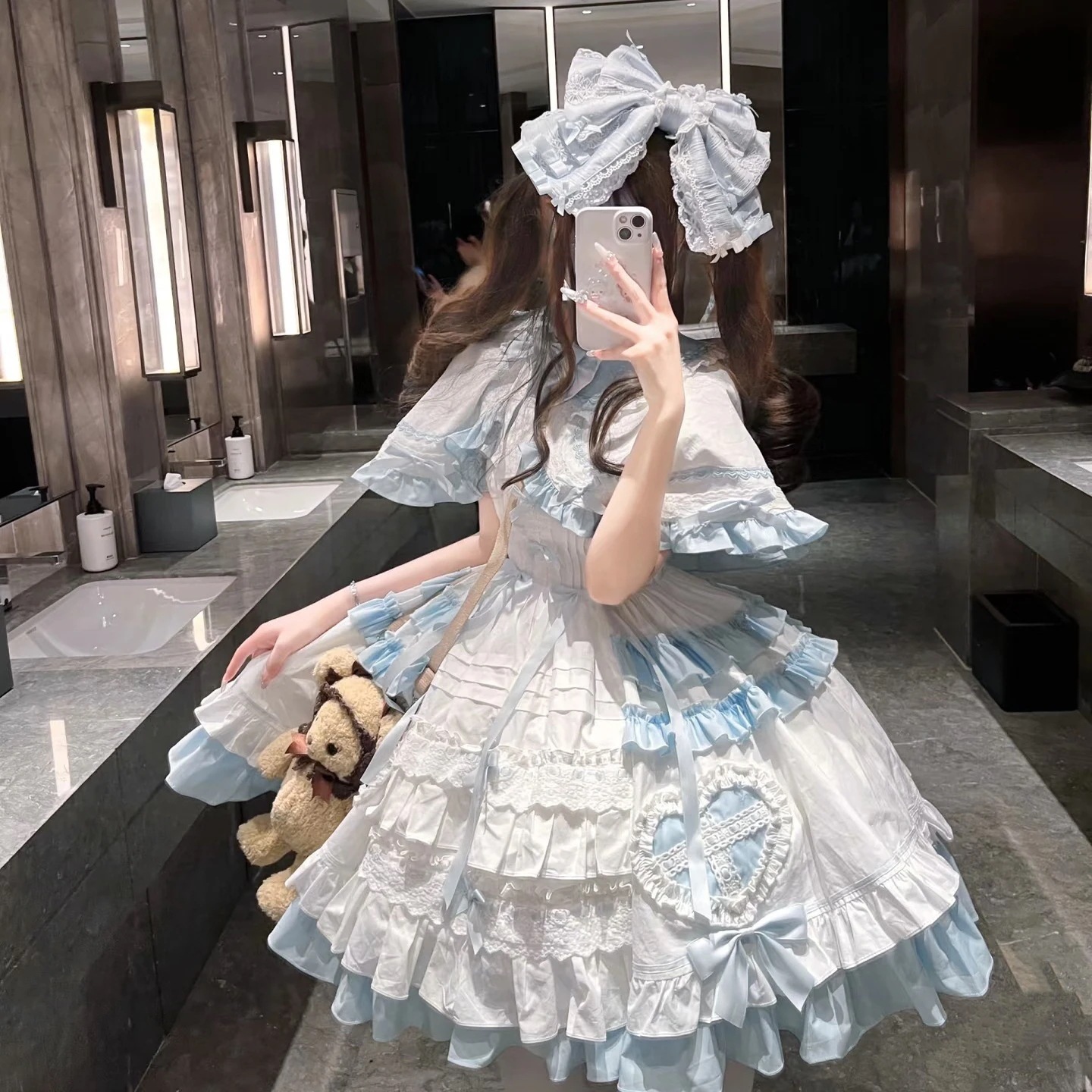 Lolita正規品正規版ロリータスカート婦人服可愛いプリンセススカート甘い乙女心ワンピース