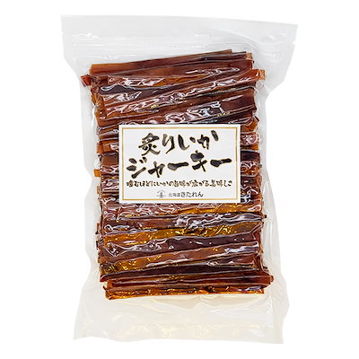 他サイト： 北海道きたれん 炙り いかジャーキー チャック付き袋 するめジャーキー するめスティック 500gの商品画像