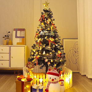 クリスマス クリスマスツリー 150cm 0cm 装飾 クリスマスツリ一オ一ナメント セットアップ 暗いところで発光する クリスマスプレゼント クリスマスコフレ