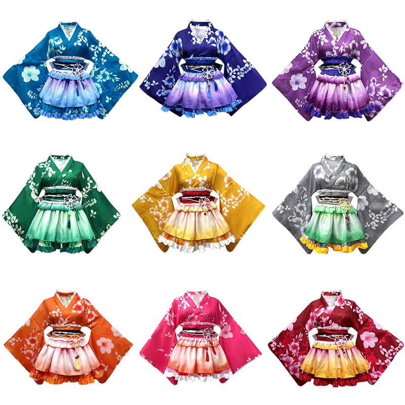 浴衣 ラブライブ！夏祭り浴衣覚醒 真姫/海未/ことり 極楽浄土宅舞コスプレ 5,961円