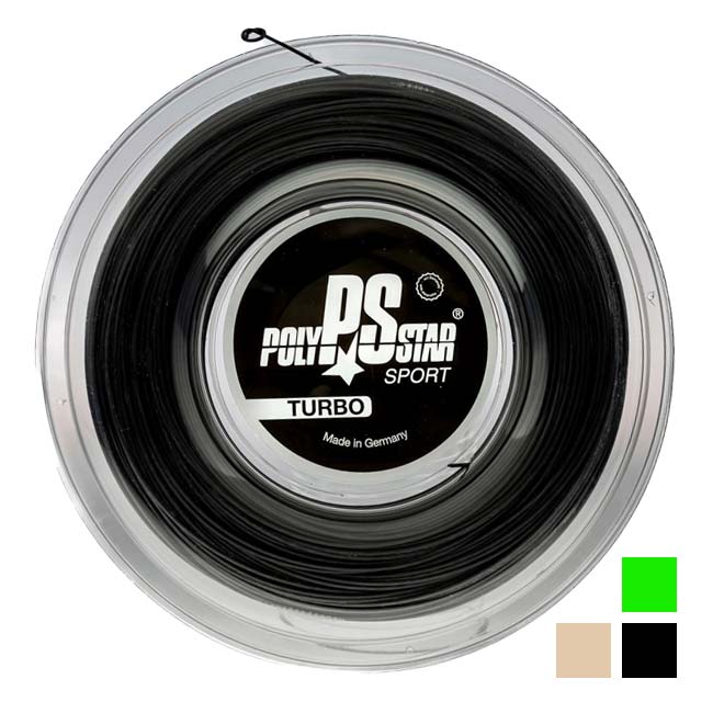 ポリスター ターボ(1.25／1.30／1.35mm) 200Mロール 硬式テニスガット ポリエステルガット Polystar Turbo 200ｍ roll strings