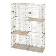 話題｜家具・収納用品・ハウス｜HSCC-642 ライトベージュ 広々スリムキャットケージライト メーカー直送