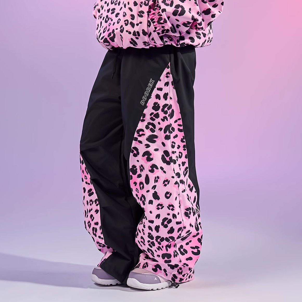 スノーボードウェア 2025 2026 パンツ単品 メンズ レディース ズボン スノーパンツ ヒョウ柄 黒 白 おしゃれ 撥水加工 3L 韓国風 スノボウェア スノーウェア スキーウェア