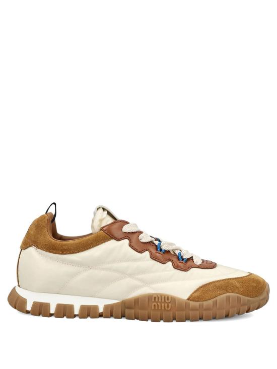 MIU MIU Women Sneakers 5E417EF005 LYW F05KS AVORIO CARAMEL