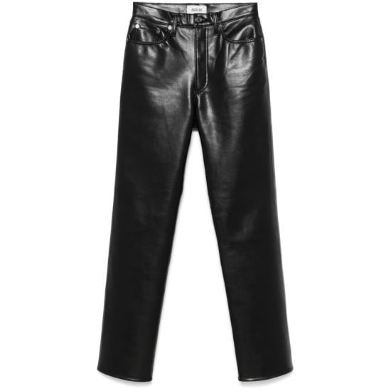 AGOLDE Women Straight Pants A204 1285 DETOX BLACK