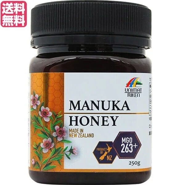 マヌカハニー MGO263+ マルチフローラル 250g ユニマットリケン