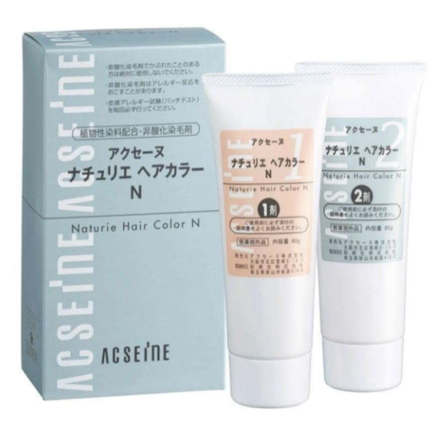 アクセーヌ acseine ナチュリエ ヘアカラー N （5個セット） ジアミンフリー トリートメント 部分染め 全体染め 白髪 頭皮保護 美容室