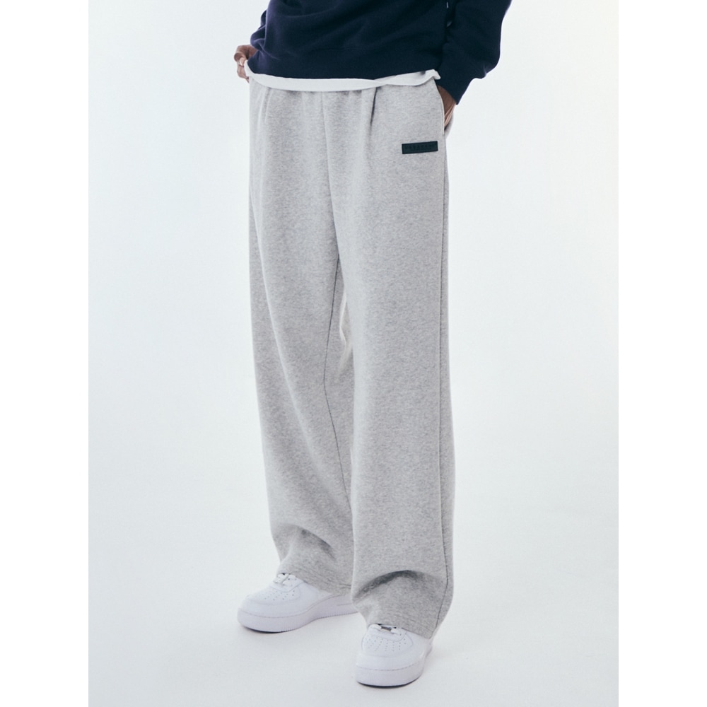 URBANAGEデイリースタンダードワイドパンツメラングレー