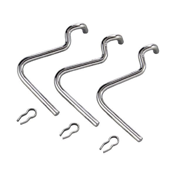 [まとめ]KOEKI フック（3個入） TEY-LHK3 展示パネル用[x5セット]