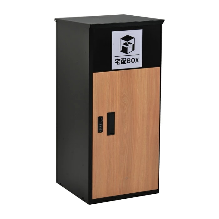 ポスト 置き型 宅配ボックス スタンドポスト おしゃれ 屋外 置き型ポスト 宅配ポスト 宅配ロッカー 一戸建て用 縦型 大型 置き配 郵便受け 荷物入れ 配達ボックス 不在受取 印鑑ケース