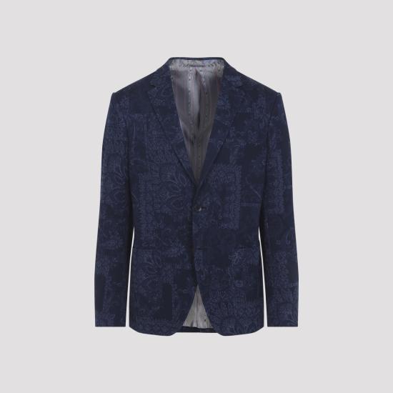 ETRO Men Jacket MRCB0005 99JJ511 S9883 MULTICOLOR BLUE