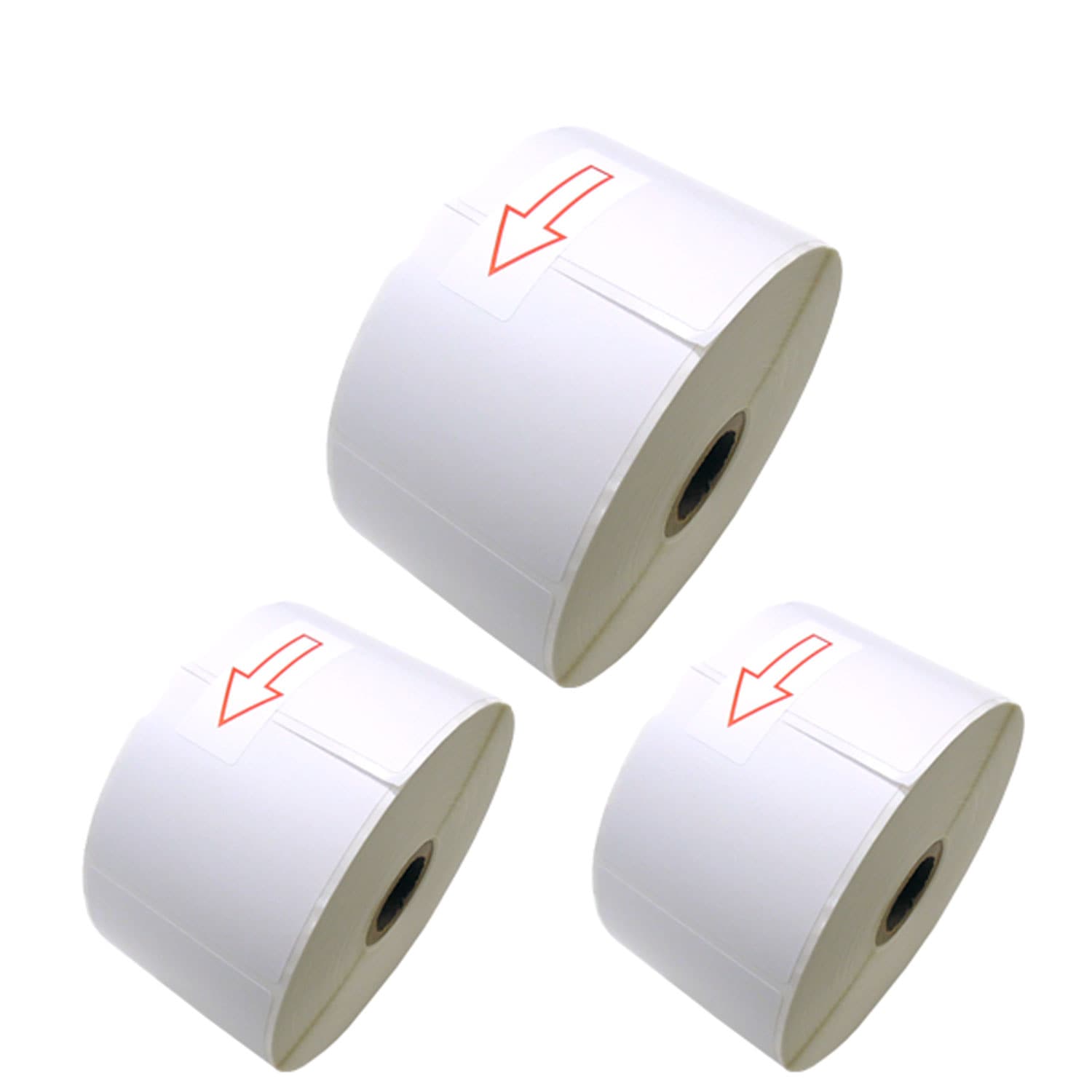 ブラザー用 RDロール プレカット紙ラベル (感熱紙) RD-U04J1 互換品 60mm×60mm 蛍光増白剤不使用 1126枚入り 3個セット 5,561円