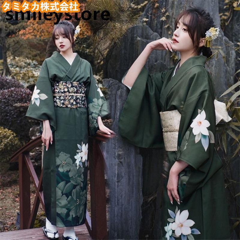 今日のイベント 新商品20%オフ 浴衣 レディース セット レトロ 選べる40柄 なでしこ ときめき恋浴衣3点セット 紺 白 可愛い 朝顔 20代 30代 40代3枚購入で200円OFF